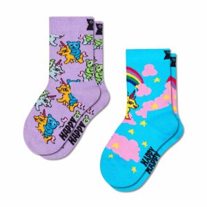 Happy Socks 2-Pack Unicorn