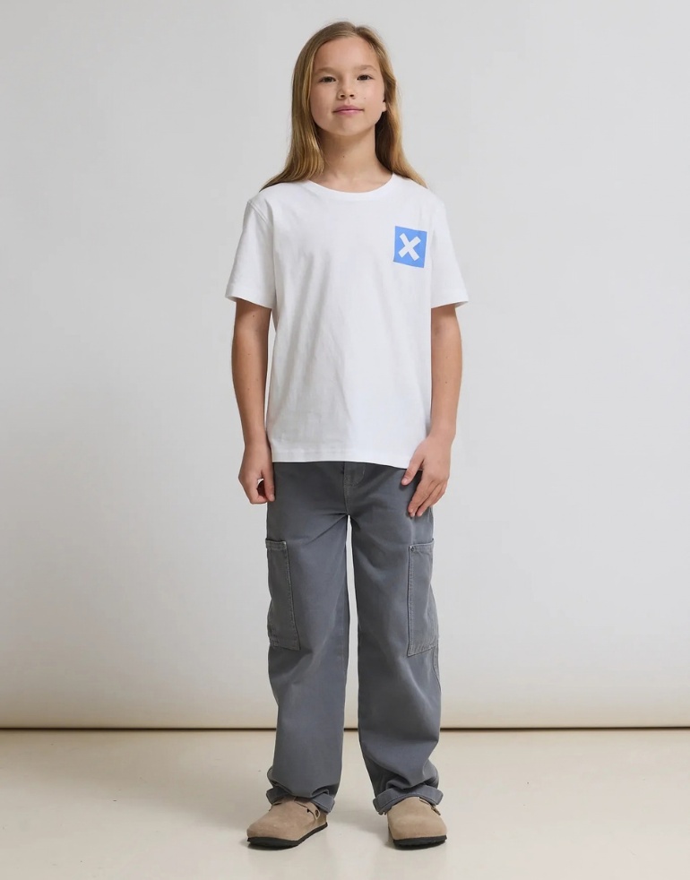 Blue Banana Nature Kids Tee White
