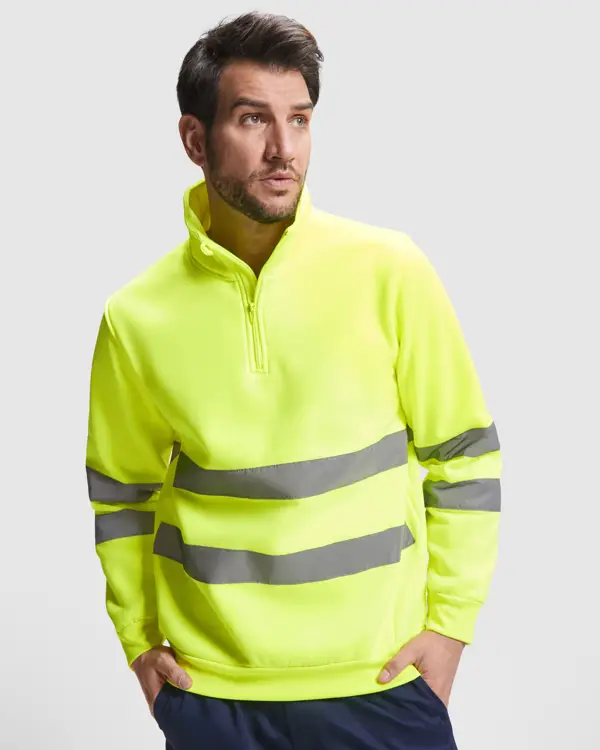 Sweatshirt de alta visibilidade com fecho 280g - Image 2