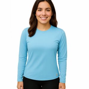 Camiseta  Feminina manga longa Dry lisa