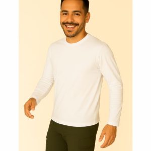 Camiseta DryTrails Branca Manga longa