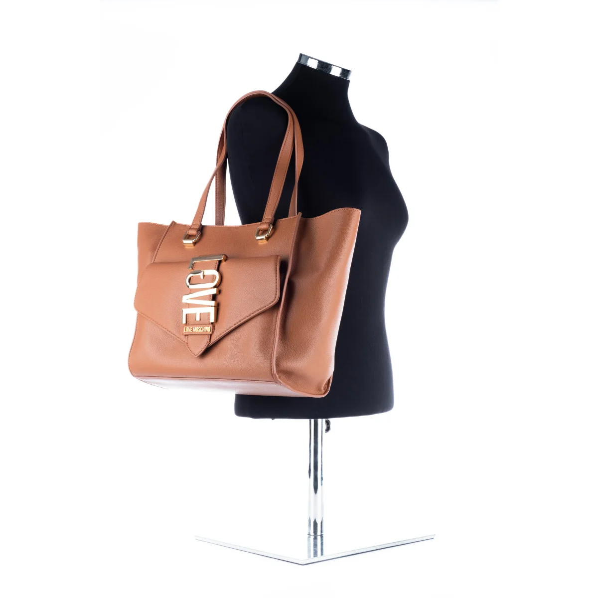 Carteira de Ombro Love Moschino Statement Chain - Image 6