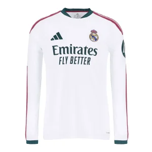 Camiseta Hombre Manga Larga Primera Equipación Blanca 26/27