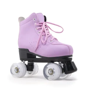 Patins Quad Tradicional Munchi Rosa Com Rodas 58x32mm Abec-5