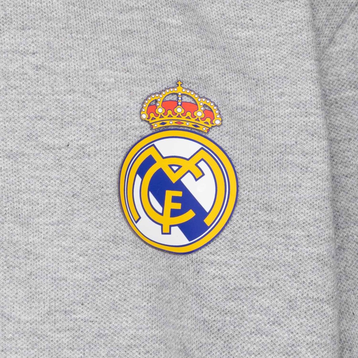 Polo Niños ECO Essentials Real Madrid Escudo Color Gris - Image 5