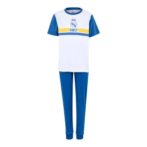 Set de Pijama 2 piezas Niños Blanco/Azul