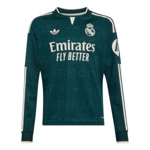 Camiseta Niño Manga Larga Segunda Equipación Verde 26/27