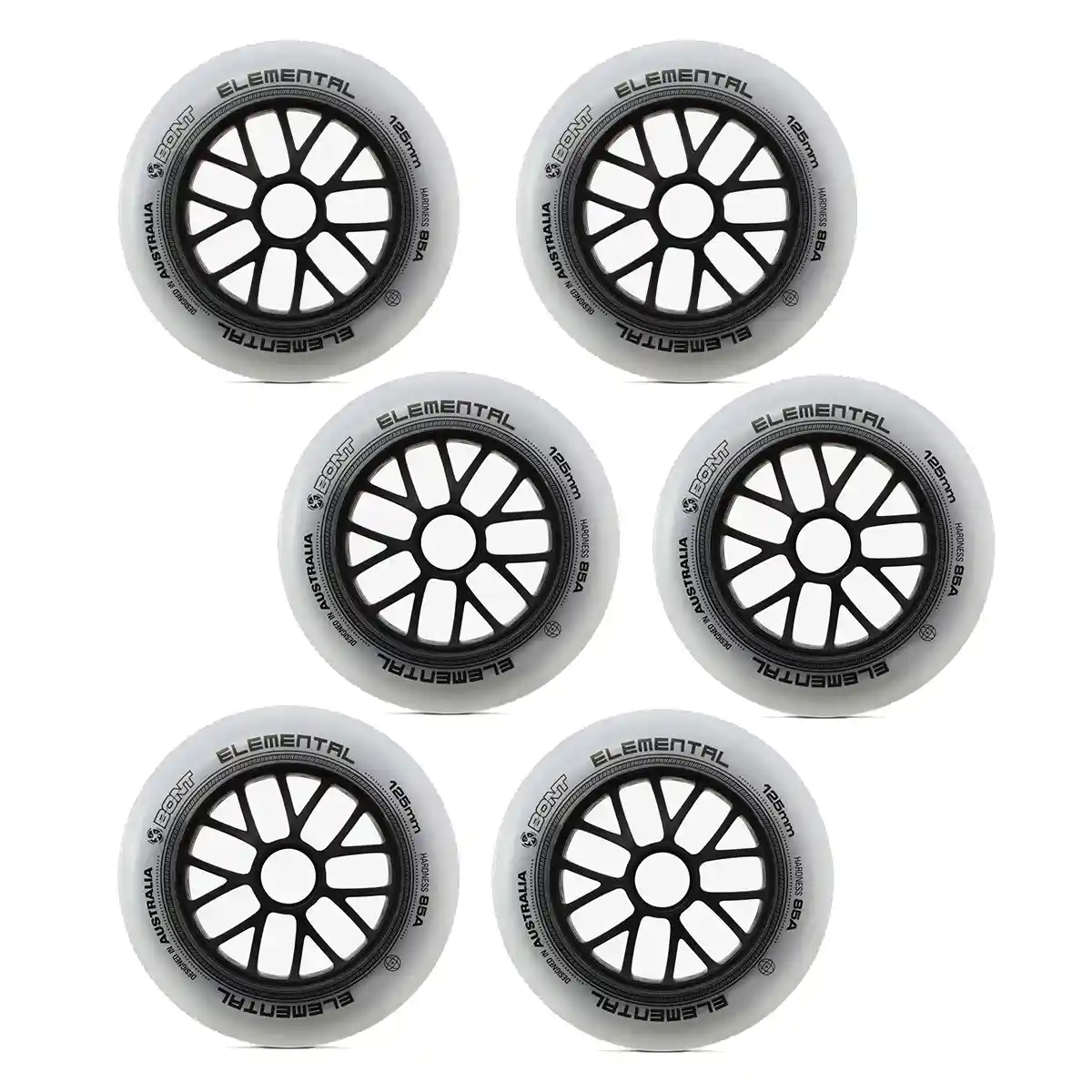 Rodas Bont Para Patins Speed Urbano 125mm 85a Alto Desempenho 6u - Image 4