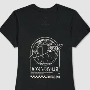 Camiseta Feminina Bon Voyage – Portão 891
