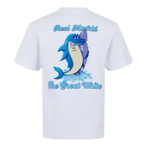 Camiseta Niño Tiburón Verano Blanca