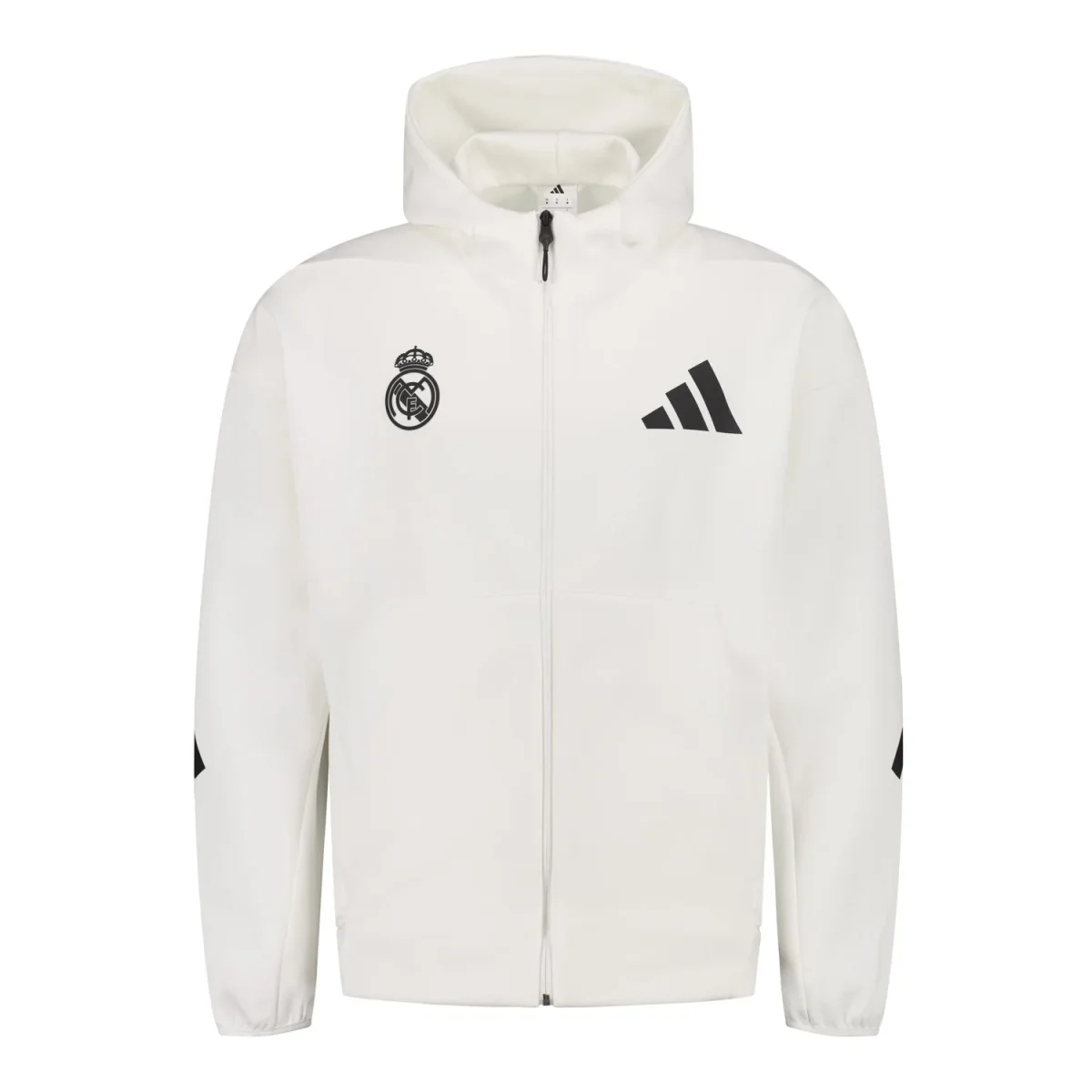 Chaqueta Cremallera Hombre adidas Real Urban Blanca - Image 2