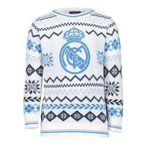 Jersey Navideño Niño Escudo Blanco
