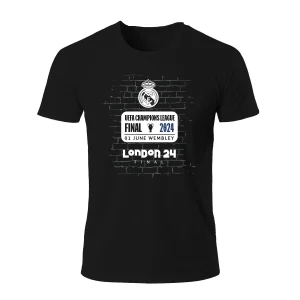 Camiseta Hombre London 24 Final Negra