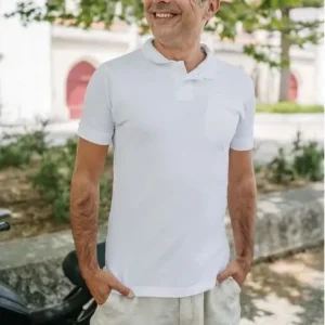 Polo com bolso para homem 195g Personalizado