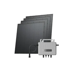 Microinversor EcoFlow STREAM 800W + 4x Painel Solar de 250W